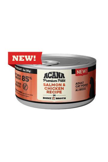 Acana Salmon & Chicken W/Bone Broth Cat Canned Food